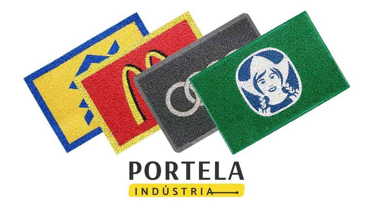 Tapetes personalizados de vinil estão na Portela Indústria!
