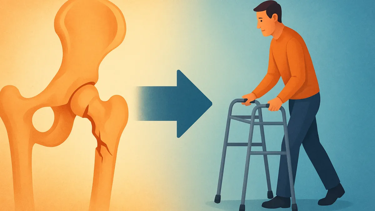 Quem quebra o quadril volta a andar