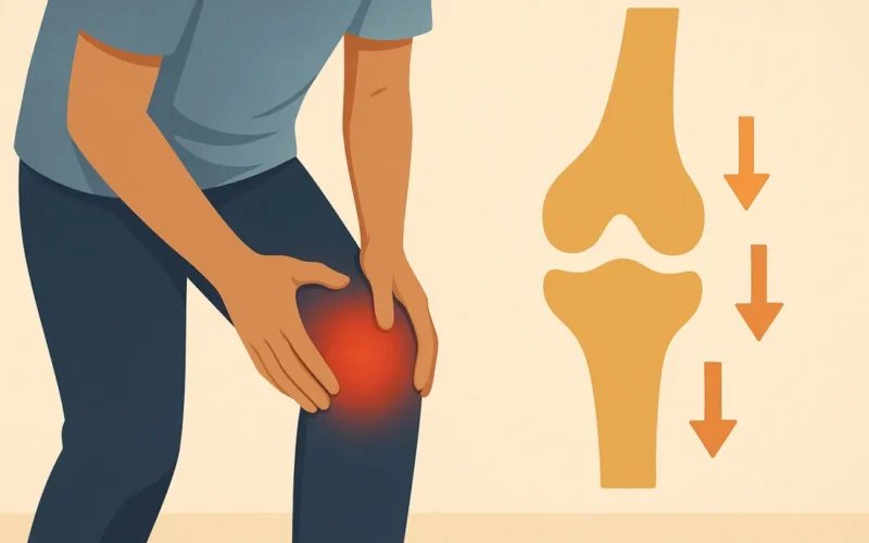 Dor no joelho em quem trabalha muito em pé